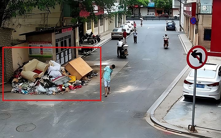 垃圾堆放检测