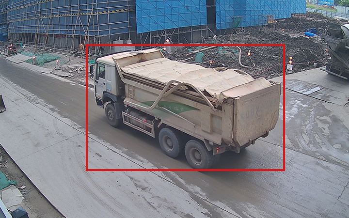 大型工地车检测