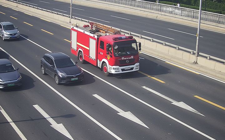 应急车型抓拍