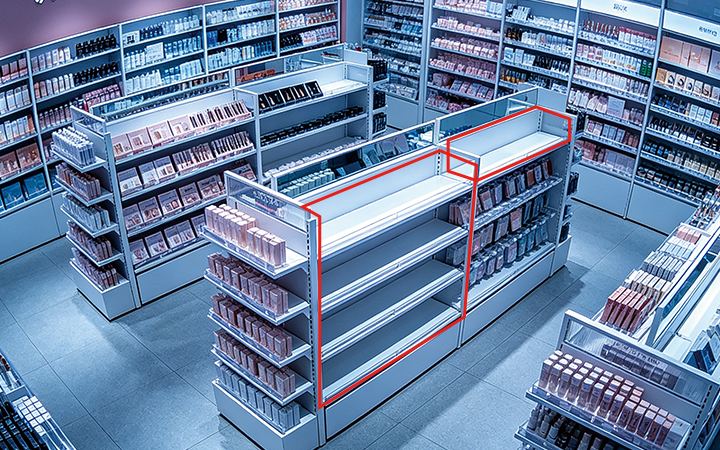 货架商品缺货检测