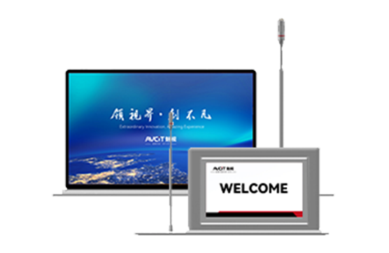 无纸化会议 无纸化17.3寸超窄边 升降器（双屏、话筒）